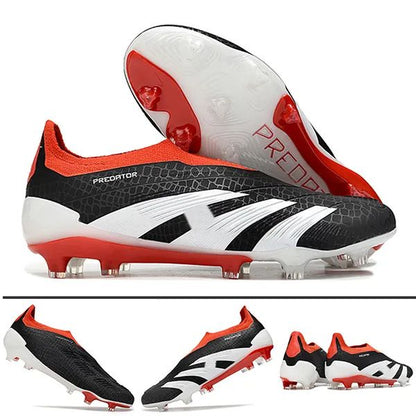 Quality Football Boots 30Th Anniversary 24 Elite Tongue Fold Laceless Laces FG Mens Soccer Cleats Comfortable Training Leather Football Shoes Kids