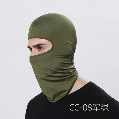 Balaclava Motorcycle Face Mask Moto Helmet Bandana Hood Ski Neck Full Face Mask Windproof Dustproof Face Shield Men'S Biker Mask