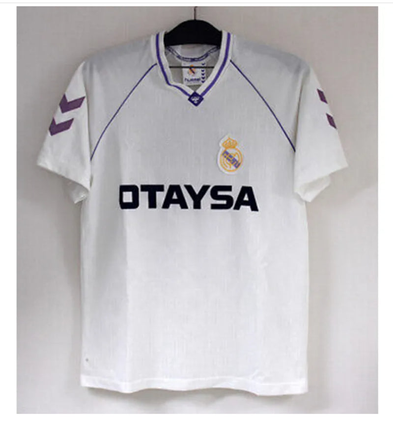 Retro Real Madrids Soccer Jerseys GUTI Ramos SEEDORF CARLOS RONALDO ZIDANE RAUL Vintage 1984-2024 Football Shirt FIGO Long Sleeve Shorts 11 12 13 14 15 16 17 Men Jerseys