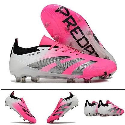 Quality Football Boots 30Th Anniversary 24 Elite Tongue Fold Laceless Laces FG Mens Soccer Cleats Comfortable Training Leather Football Shoes Kids