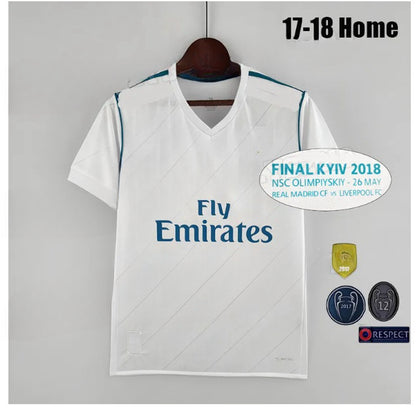 Retro Real Madrids Soccer Jerseys GUTI Ramos SEEDORF CARLOS RONALDO ZIDANE RAUL Vintage 1984-2024 Football Shirt FIGO Long Sleeve Shorts 11 12 13 14 15 16 17 Men Jerseys