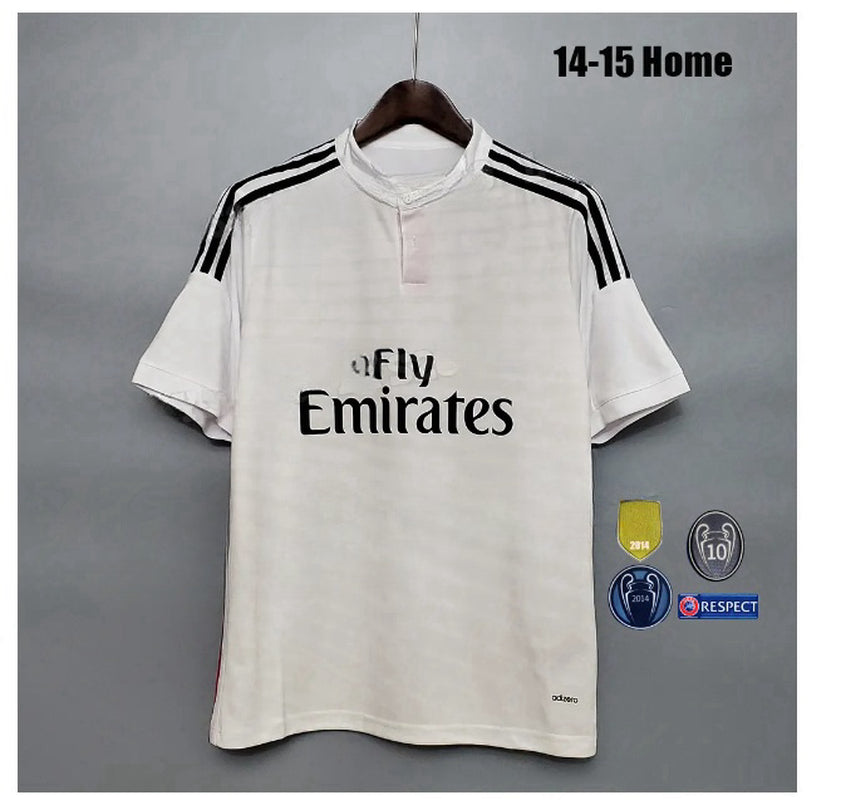 Retro Real Madrids Soccer Jerseys GUTI Ramos SEEDORF CARLOS RONALDO ZIDANE RAUL Vintage 1984-2024 Football Shirt FIGO Long Sleeve Shorts 11 12 13 14 15 16 17 Men Jerseys