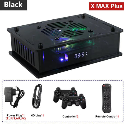 Super Console X Max plus Retro Video Game Console Dual System 8K HD Wifi with 97000 Games Mini Emulation Game Box for SS/PSP/DC