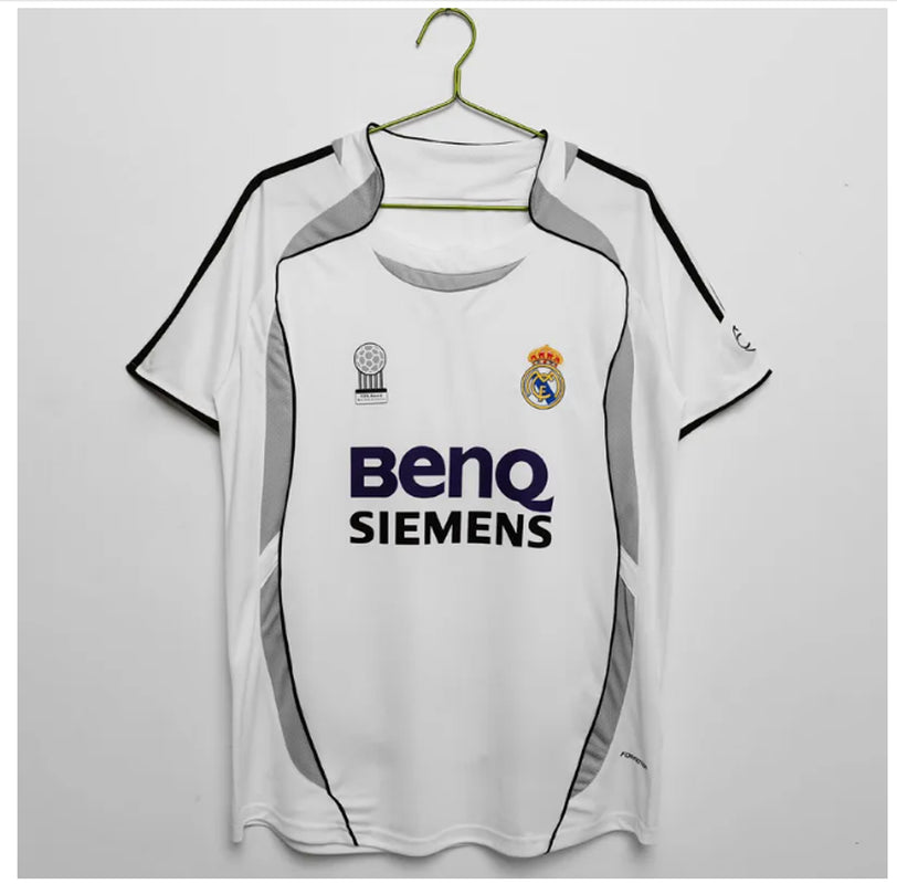 Retro Real Madrids Soccer Jerseys GUTI Ramos SEEDORF CARLOS RONALDO ZIDANE RAUL Vintage 1984-2024 Football Shirt FIGO Long Sleeve Shorts 11 12 13 14 15 16 17 Men Jerseys